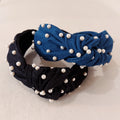 Pearls and Jeans Knotted Headband