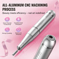 VEVOR Electric Rechargeable Nail Drill, 35,000RPM Portable Cordless Nail E File Machine, Lcd-Display Acrylic Gel Grinder Tool with 6 Bits and 50PCS Sanding Bands for Manicure Pedicure Carve Polish