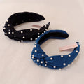 Pearls and Jeans Knotted Headband