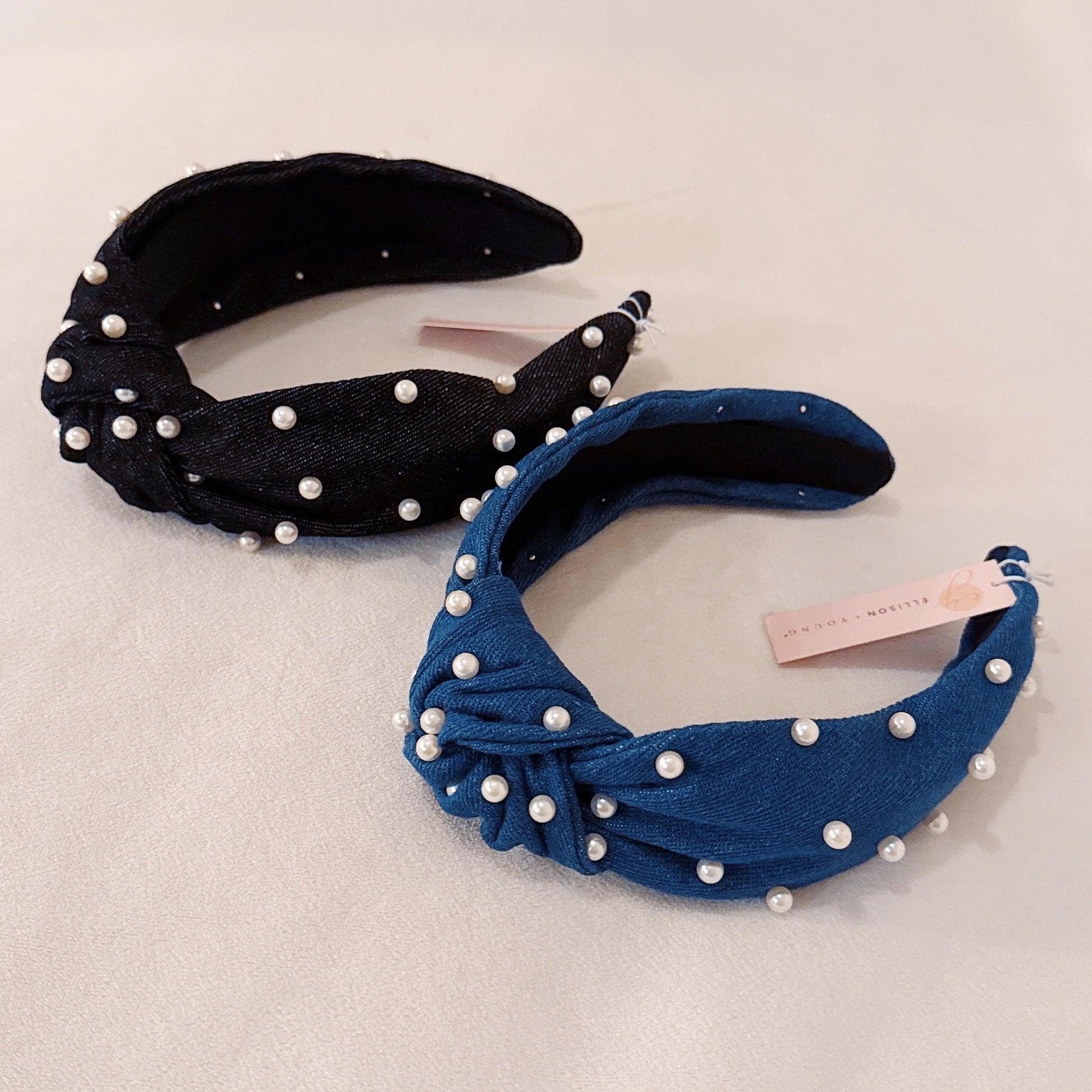 Pearls and Jeans Knotted Headband