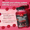 Powerful Cranberry Gummies 1500Mg with D-Mannose - Urinary Tract Health - Fast-Acting Bladder Support Supplement - 60 Count