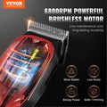 VEVOR Professional Hair Clipper Men'S Barber Clipper 6800RPM with LCD Display