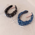 Pearls and Jeans Knotted Headband